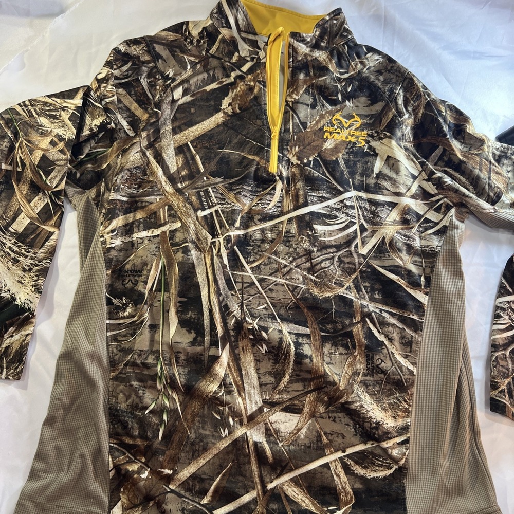 RealTree‎ Camo 1/4 Zip Sweater Sweatshirt Pullover Mens L 42-44 478